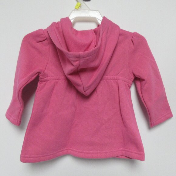 Nickledeon Dora Explore Girls 18 Months Hooded Pink Zip Long Sleeve Sweatshirt - Picture 6 of 7
